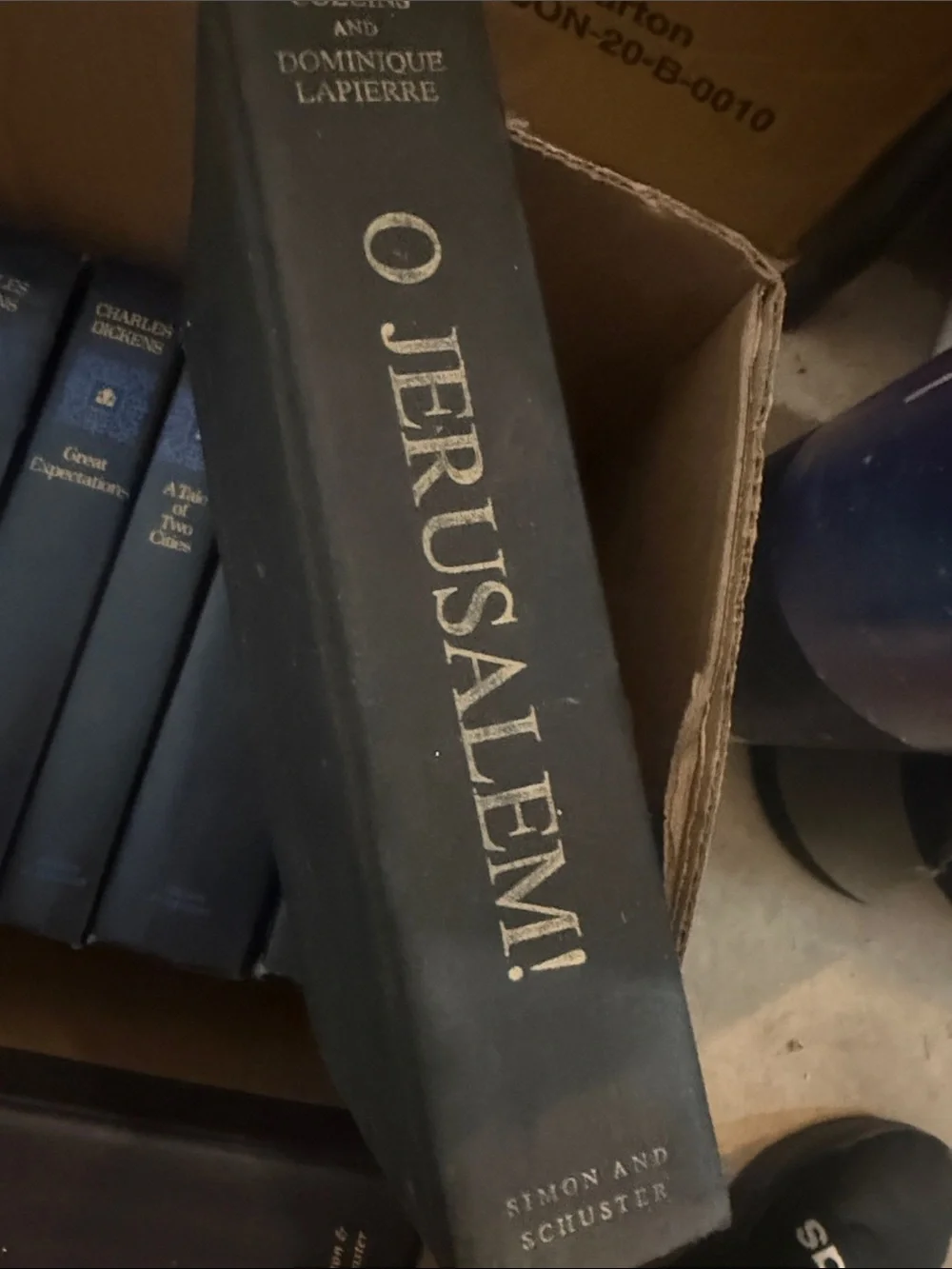 O Jerusalem! Hardcover Book - Black Cover with Gold Text - Picture 1 of 1